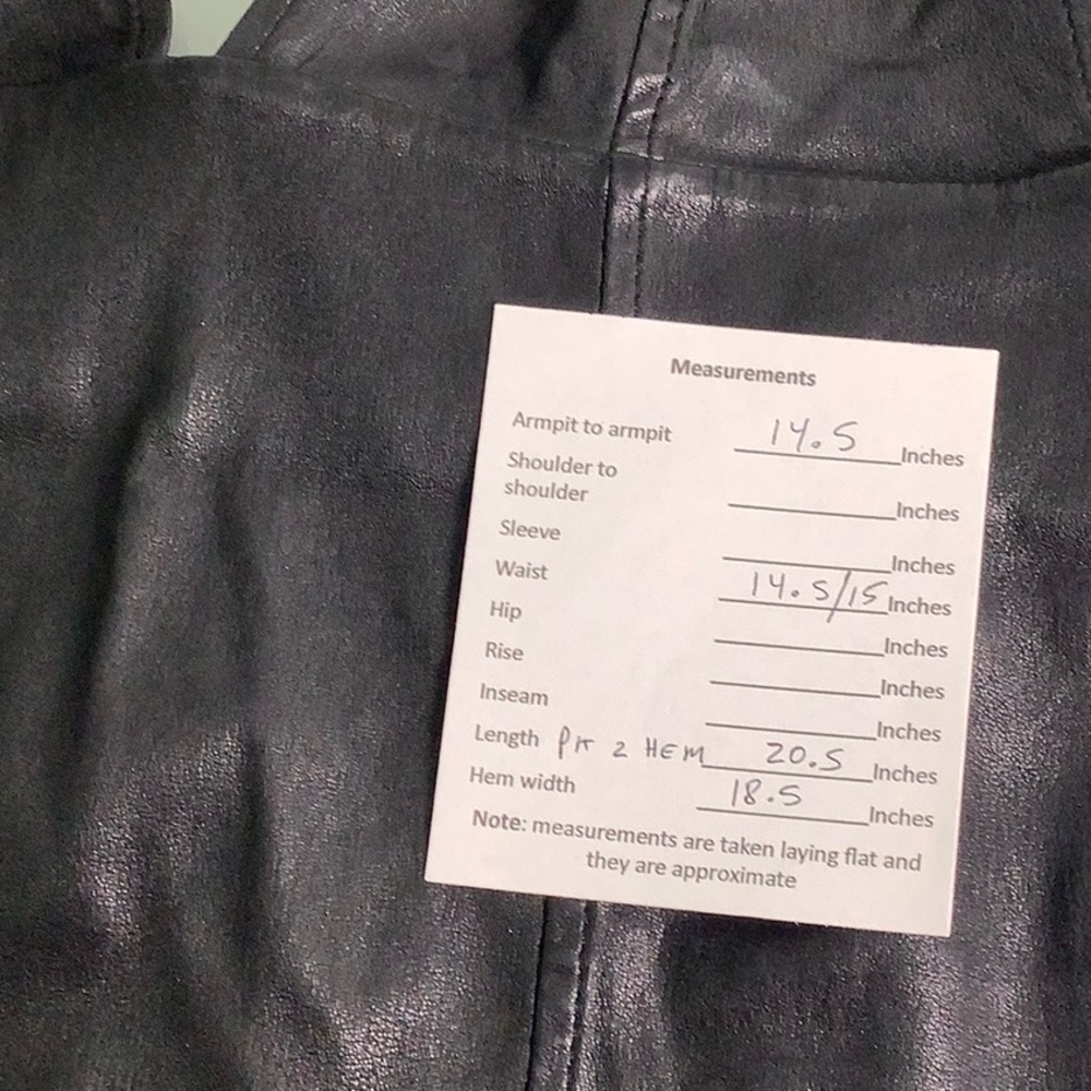 Alexander Wang Black Leather Mini dress size 4 - Picture 11 of 11